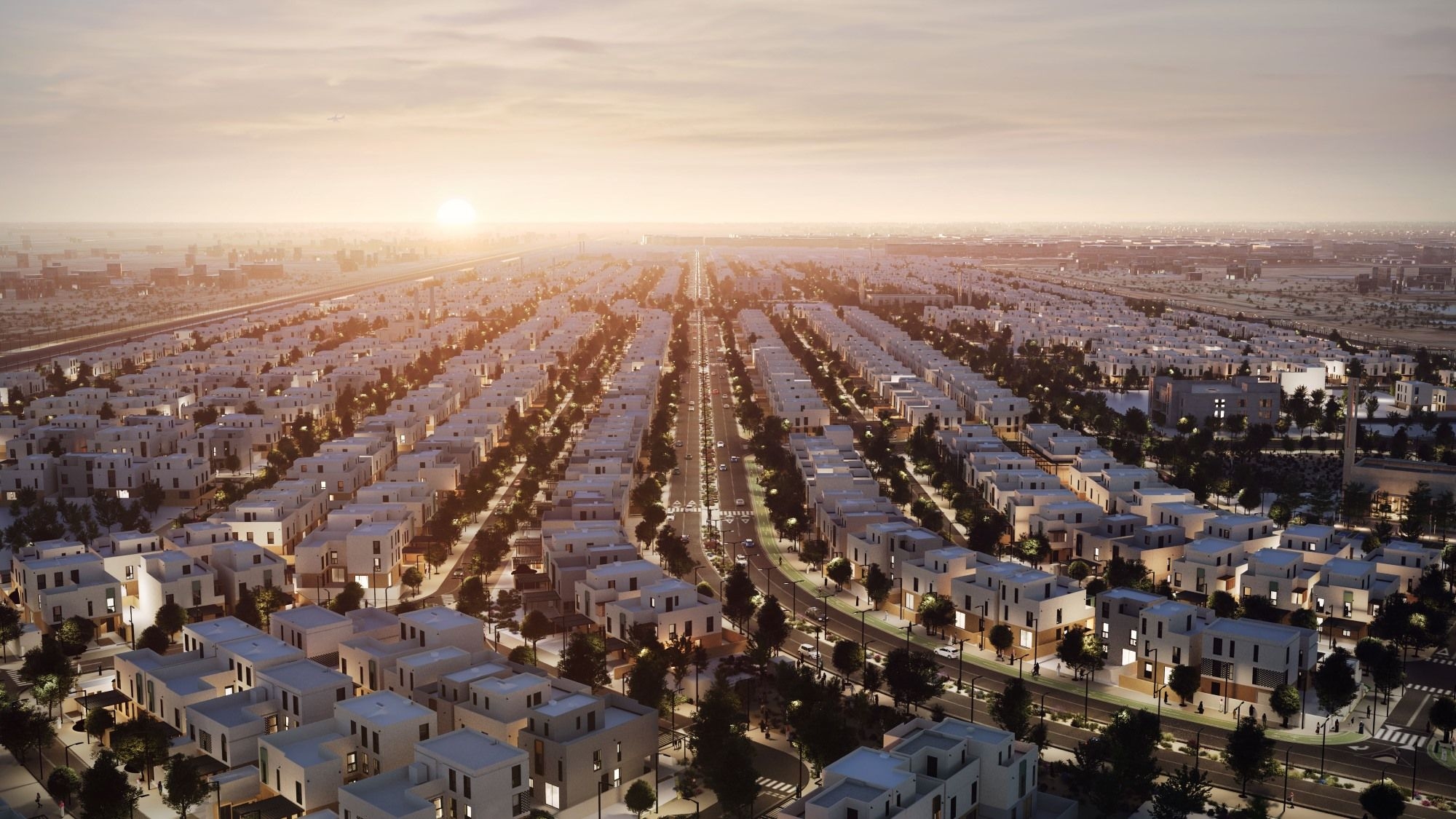 View of the MARAFY residential area